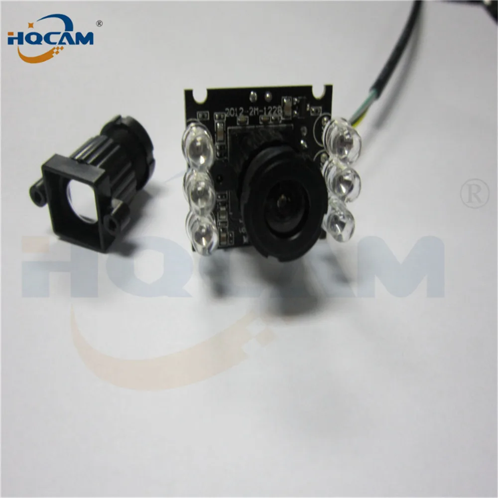  HQCAM 10PCS 850nm IR led 1080P Mini usb camera module IR infrared Night vision CMOS Board Camera fo
