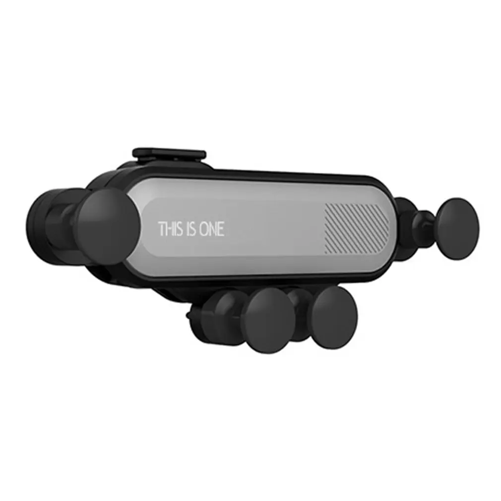 Гравитационный Автомобильный держатель для телефона в автомобиле с креплением на вентиляционное отверстие без магнитного держателя для мобильного телефона gps подставка для iPhone XS MAX Xiaomi - Цвет: gray