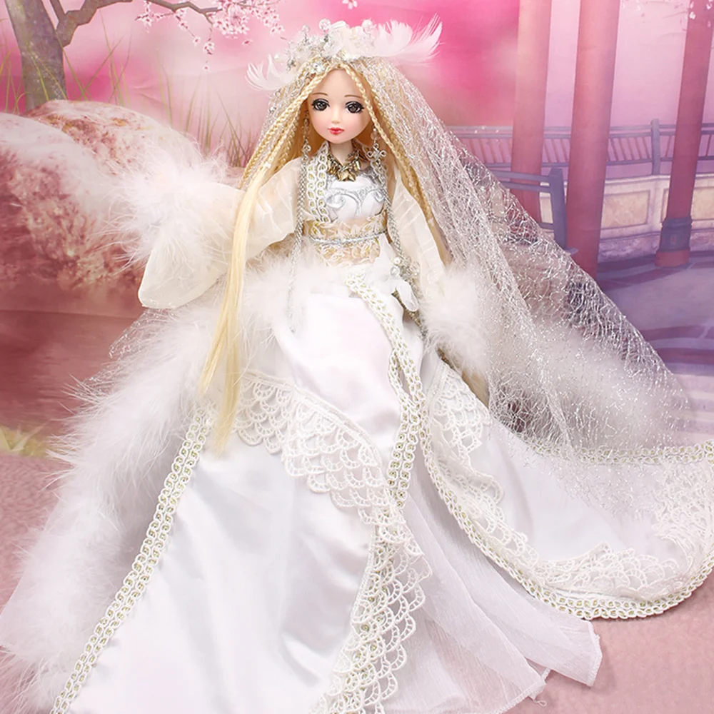 

Fortune Days East Charm ancient costume doll 1/6 like BJD Blyth dolls Swan Lake Pricesses 35cm with makeup High Quality gift toy