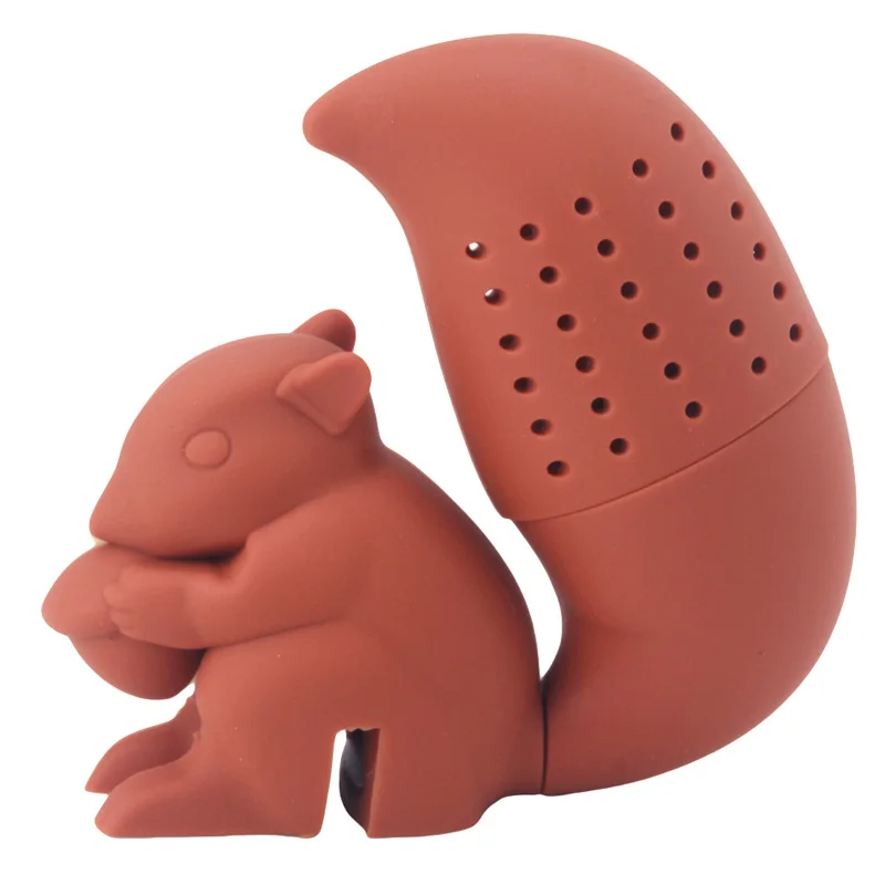 Silicone font b Tea b font font b Infuser b font Water Tap Faucet Squirrel Shape