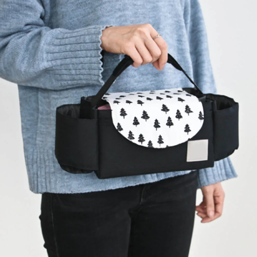 

Baby Stroller Bag Nappy Diaper Mummy Bag Storage Organizer Hanging Carriage Feeding Bottle Stroller Accessories