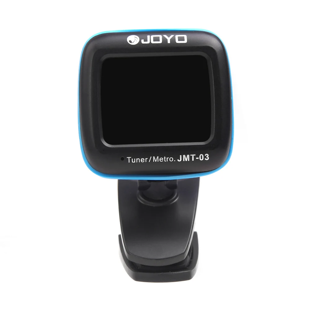 JOYO JMT-03 Портативный гитарный тюнер метроном цифровой тюнер клип микрофон для хроматической гитары бас укулеле скрипки