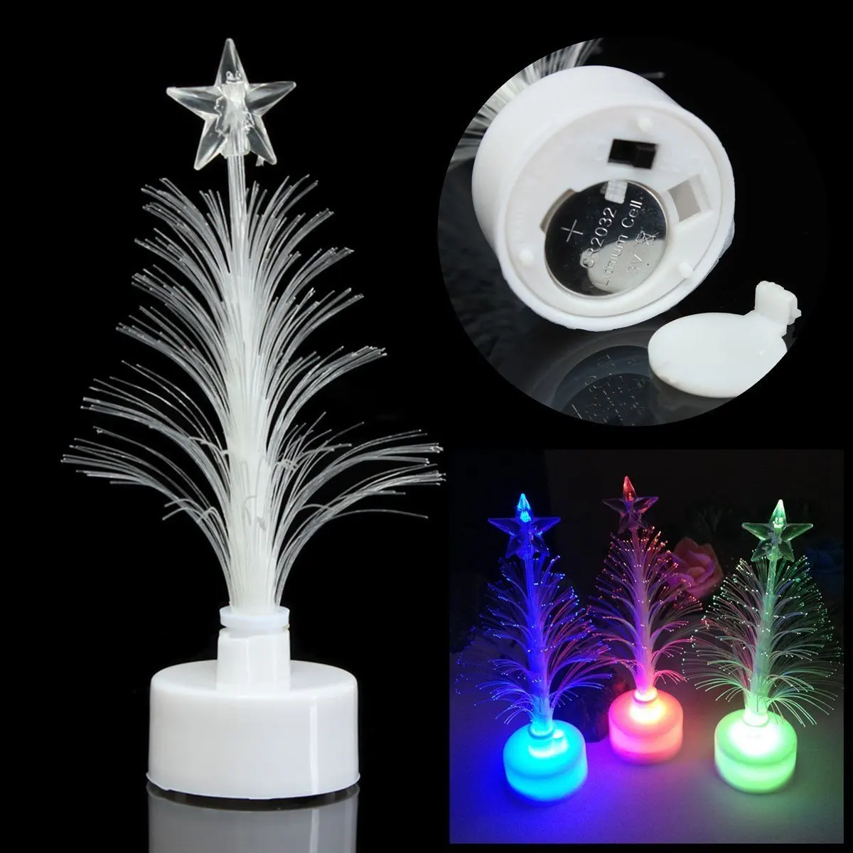 Fiber Optic Christmas Tree Stand 