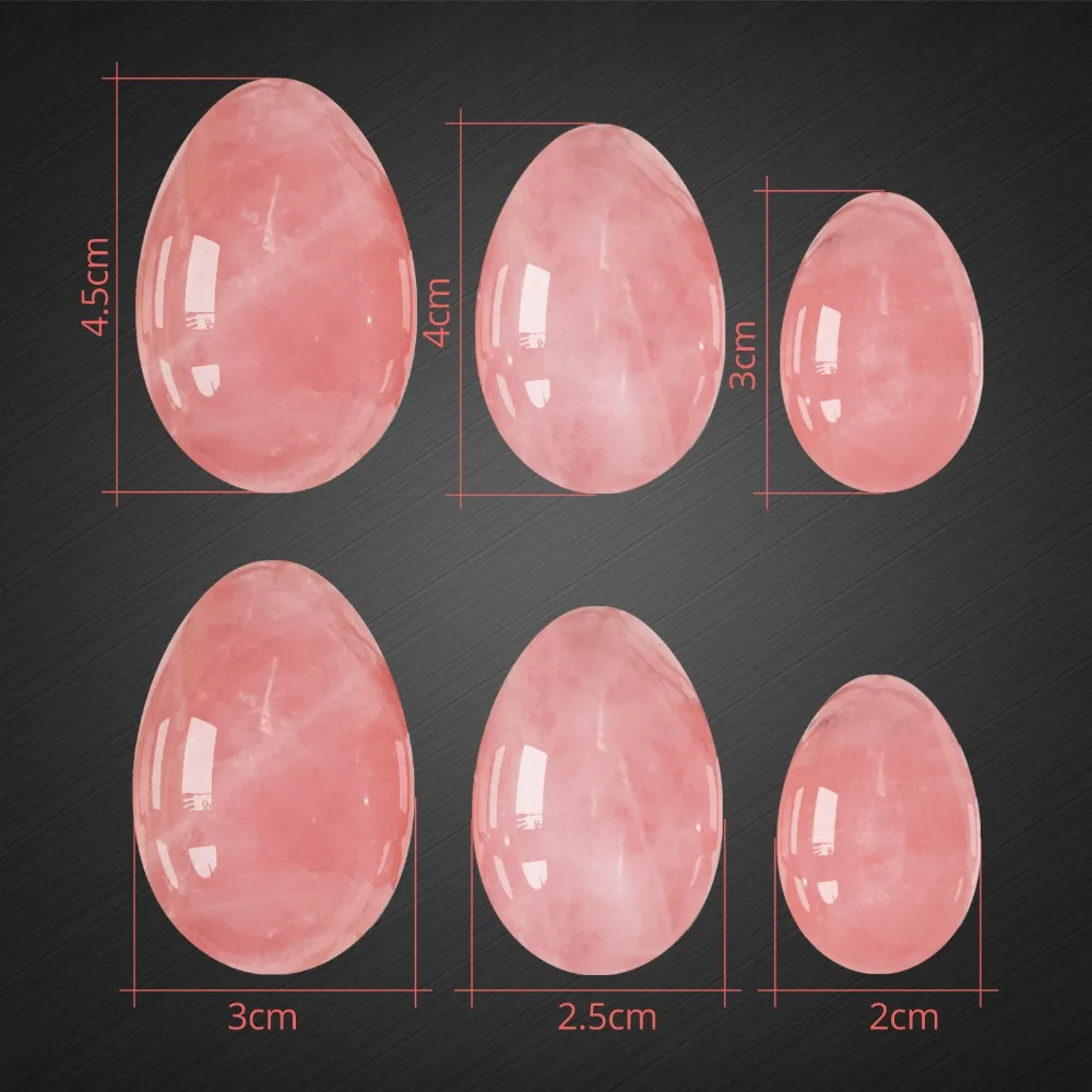 Дропшиппинг Yoni набор яиц для массажа нефритовых яиц розовый кварц йони-палочка для женщин Кегеля Тренажер вагинальная подтяжка мышц Просверленный массажный камень