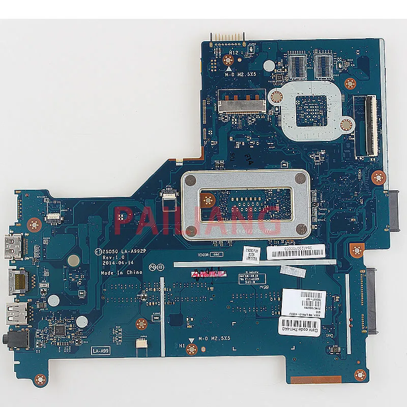  Laptop motherboard for HP Pavilion 15-R 250 G3 I3 CPU PC Mainboard 780487-001 780487-501 ZS050 LA-A