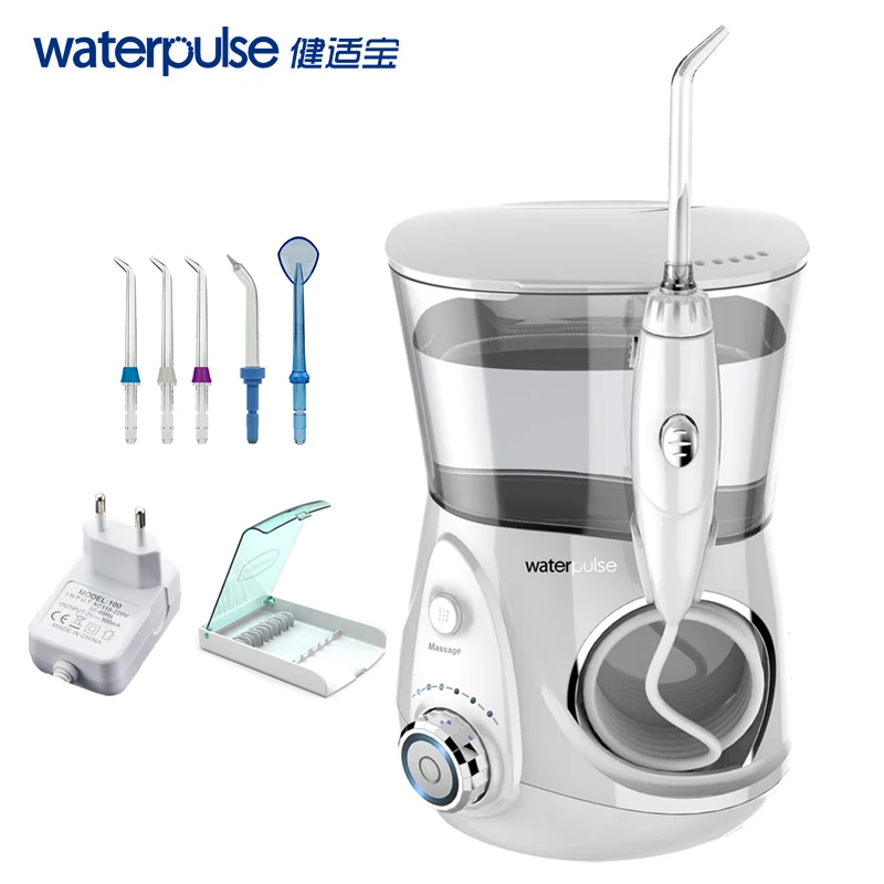 Waterpulse V660 Стоматологический Ирригатор 700 мл Pro Оральный ирригатор зубная нить для полива и орошения Чистый Массаж зубная нить для гигиены полости рта - Цвет: as picture shown