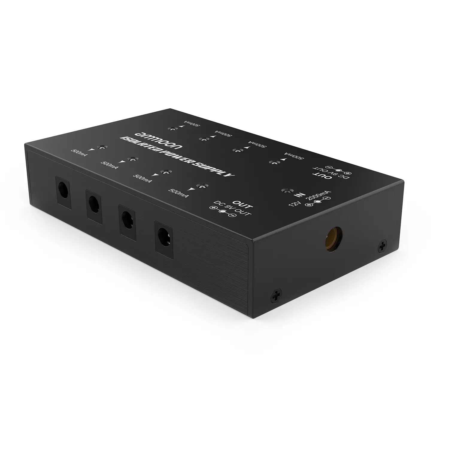 

ammoon Compact Size Guitar Effect Power Supply 8 Isolated DC Outputs for 9V/18V Guitar Effects