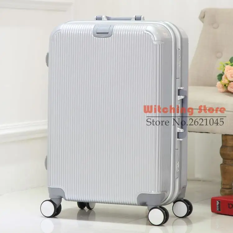 28 INCH 202428 r genuine PC high grade aluminum frame boarding font b luggage b font