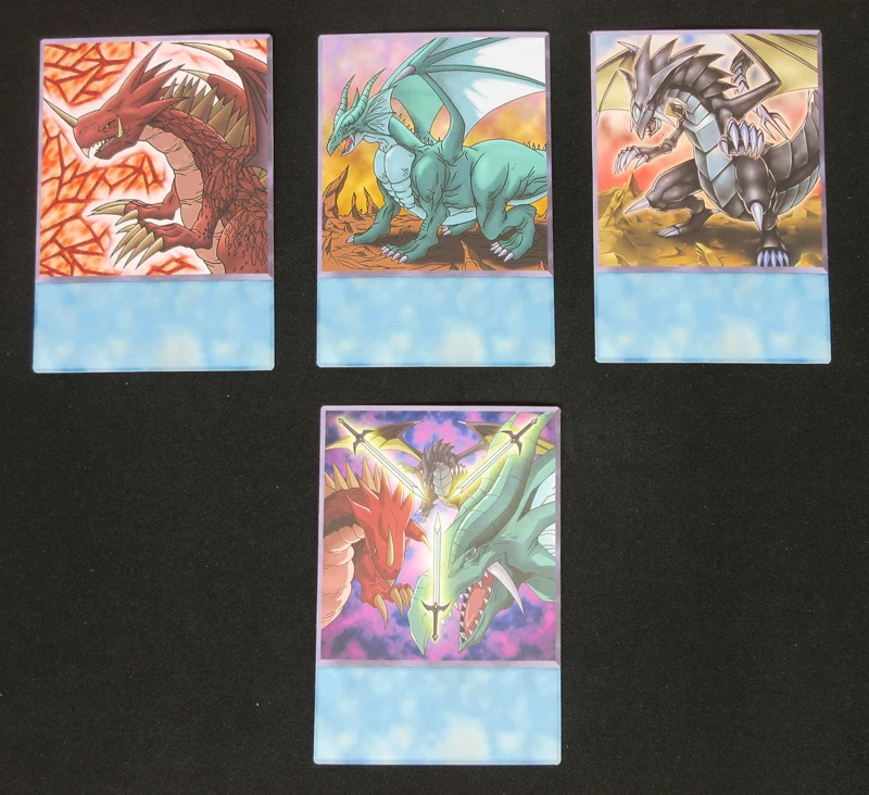 Yugioh Legendary Dragon & Knight Anime Style Half Frosted Cards 