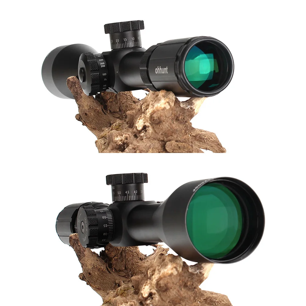 Ohhunt 6 24X50 SF FFP оптический прицел стекло Выгравированный охотничий Боковая
