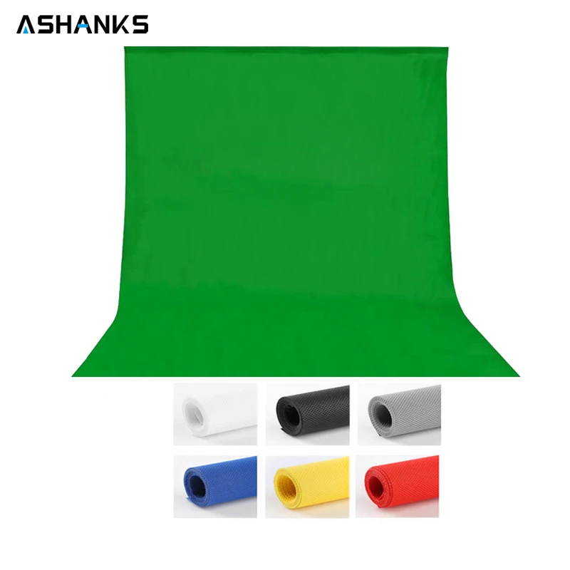 baratas Tela Verde do Estúdio da fotografia Fundo Chroma key 1.6X3 M 5X10FT Backdrop para Foto Do Casamento iluminação Não Tecido Cortina de tecido