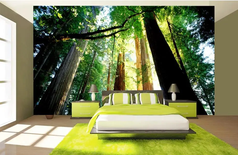 

Modern 3d Wallpaper Customize HD Forest Landscape Wallpaper For Walls 3 D For Living Room Bedroom Wall papers Home Decor