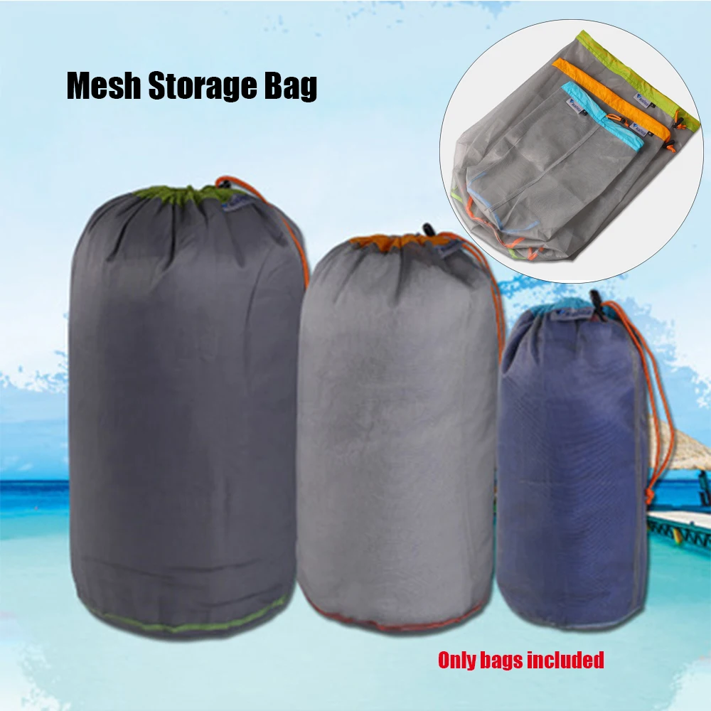 Waterproof Travel Drawstring Storage Bag Laundry Pouch Portable Stuff Sack