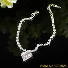 Foot Jewelry Multi-pattern Love Heart Wedding Sandal Beach Star Crystal Anklet Chain 4TFN