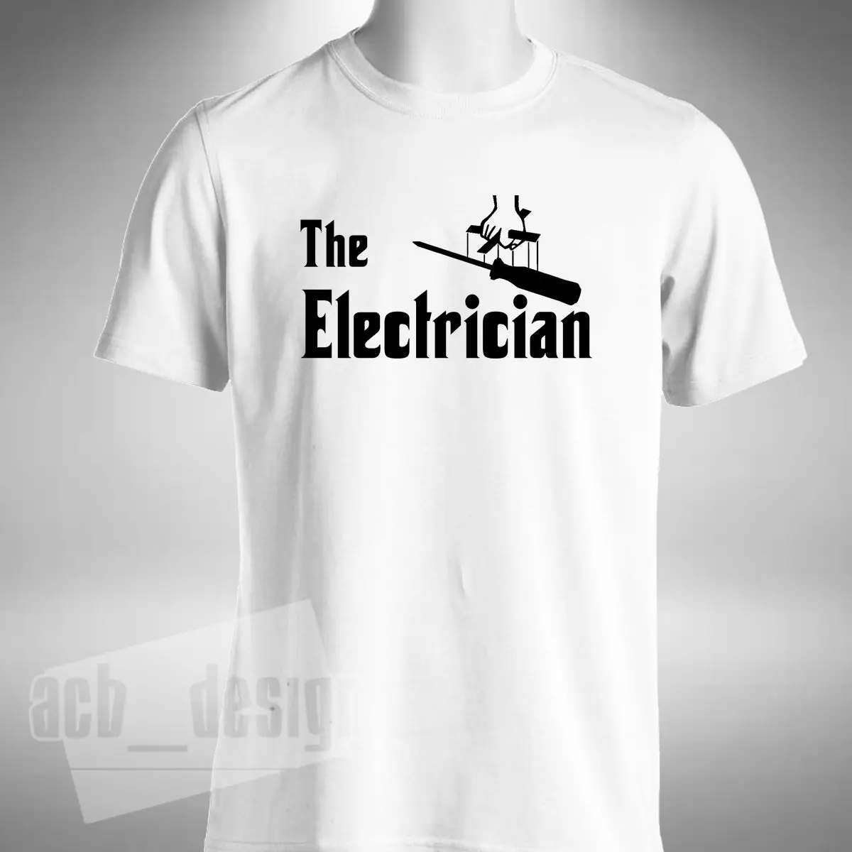 Новая модная футболка мужская футболка электрика стиль Бог-отец Sparky Электрический винтоверт летняя футболка