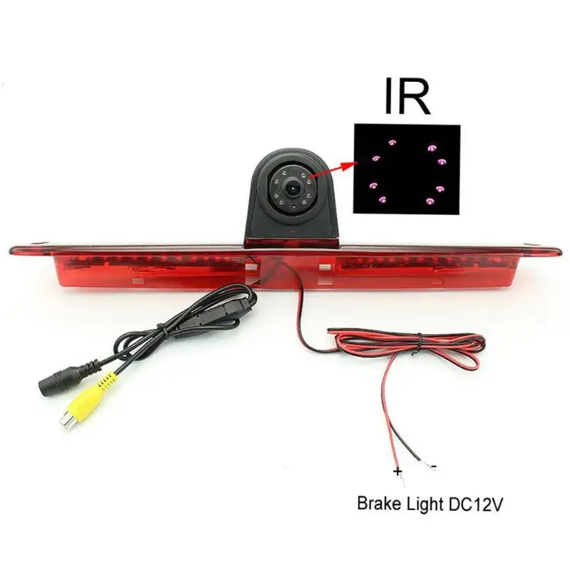 ИК Ночное Видение заднего вида для парковки Камера светодиодный 3rd стоп IP68 Водонепроницаемый для спринтер, транспортного средства Камера