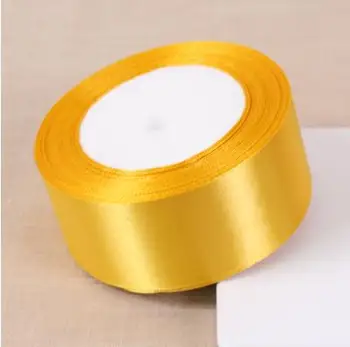 

5 Rolls/Lot 4CM Width Satin Fabric Ribbon Polyester Ribbons Cake Box Gift Wrap Cloth DIY hair Accessories Wedding Chair Decor