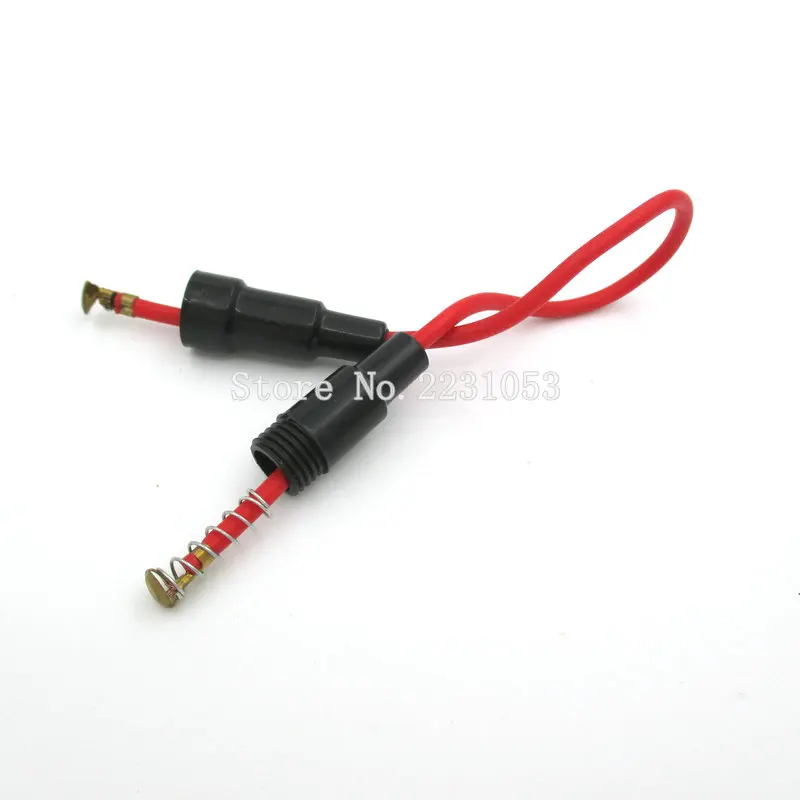 5PCS/LOT Fuse Holder Screw Type 5*20mm With 22 AWG Wire Cable 250V