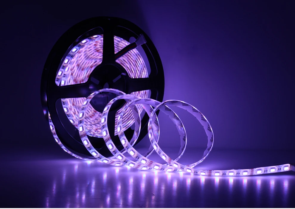 4 em 1 Rgb + Branco Rgbw Strip Flexível - Quente Tira 60 Leds m 5 Lote. Led 5050 Dc12v 7 Home & Garden