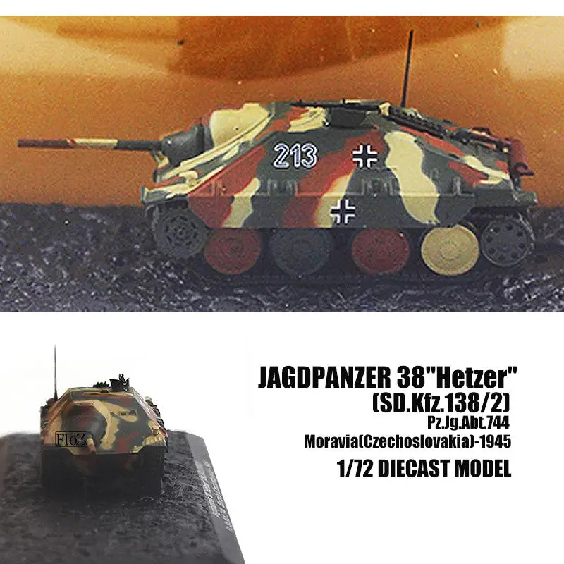

Jagdpanzer 38"Hetzer"(SD.Kfz.138/2) Pz.Jg.Abt.744 Moravia Czech1945 1/72 IXO