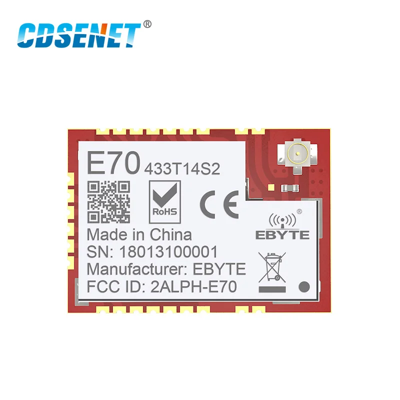 CC1310 433 МГц E70-433T14S2 IOT SMD rf беспроводной модуль UHF UART IOT беспроводной передатчик и приемник 433 МГц RF модуль