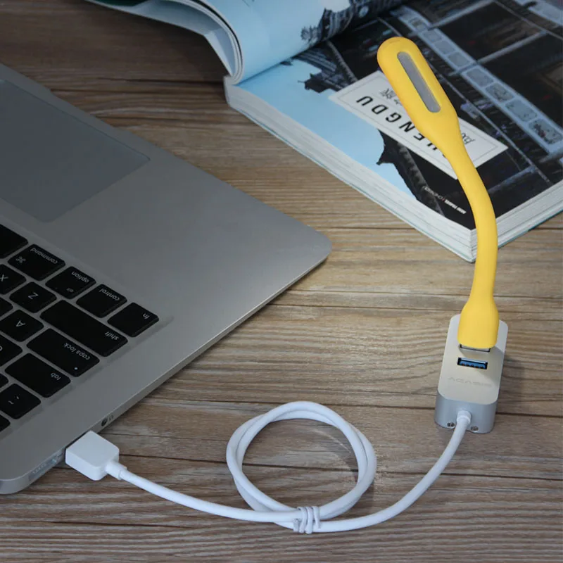 Горячий-Acasis Алюминиевый Usb Высокоскоростной разветвитель концентратор конвертер Usb 3,0 концентратор 3 порта сплиттер 5 Gpbs Usb сплиттер
