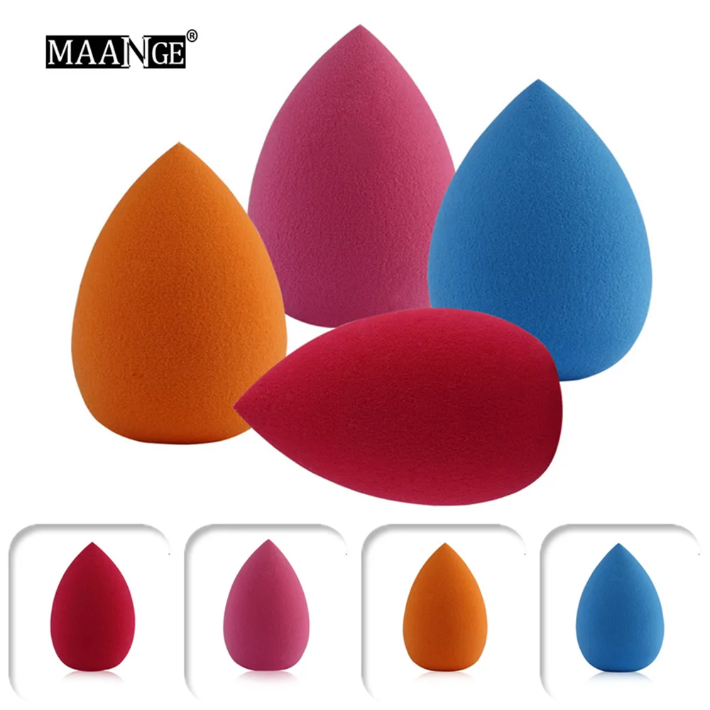 

MAANGE 1/2/3/4/8 Pcs Makeup Foundation Sponge Makeup Cosmetic Puff Powder Smooth Cosmetic Make Up Sponge Beauty Tools Gifts