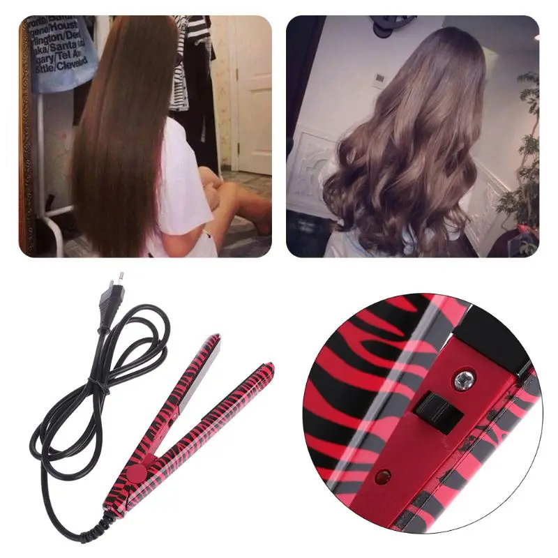 2018 Pro Керамический выпрямитель для волос паровые бигуди вьющиеся Styler Flat Iron для сухих и влажных волос инструмент для укладки волос для женщин