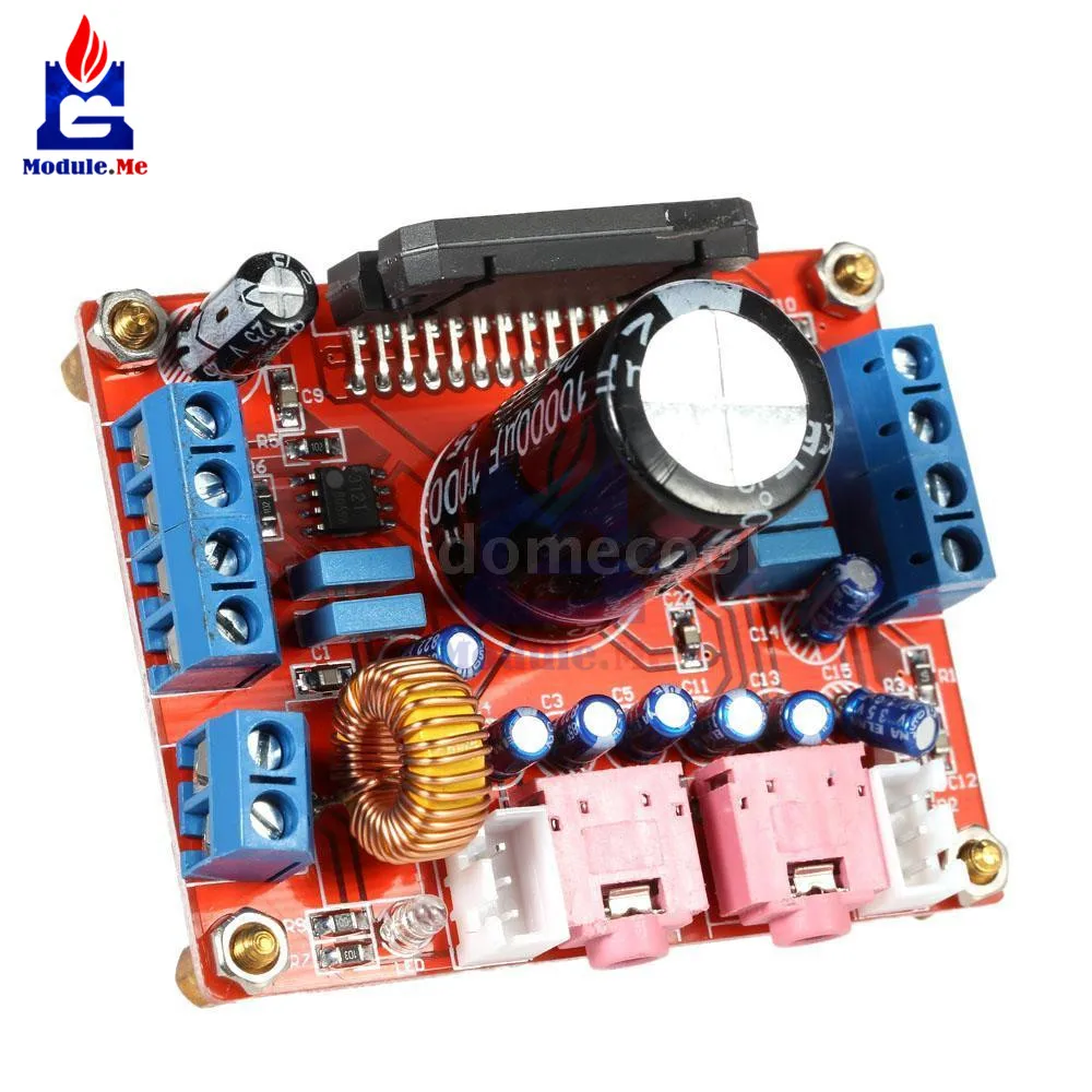 

XH-M150 TDA7850 4*50W Car Audio Power Amplifier Module with BA3121 Noise Reduction Module Amplifier Board DC 12V