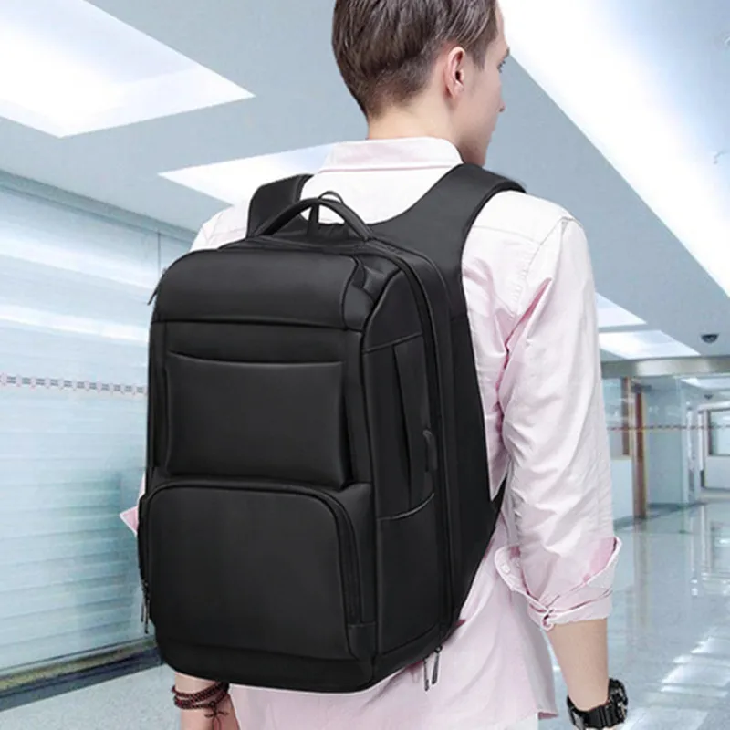 Business Backpack Men Travel Pack Bag Male Luggage Backpacks USB Large Capacity Multifunctional Waterproof Laptop Computer Women
