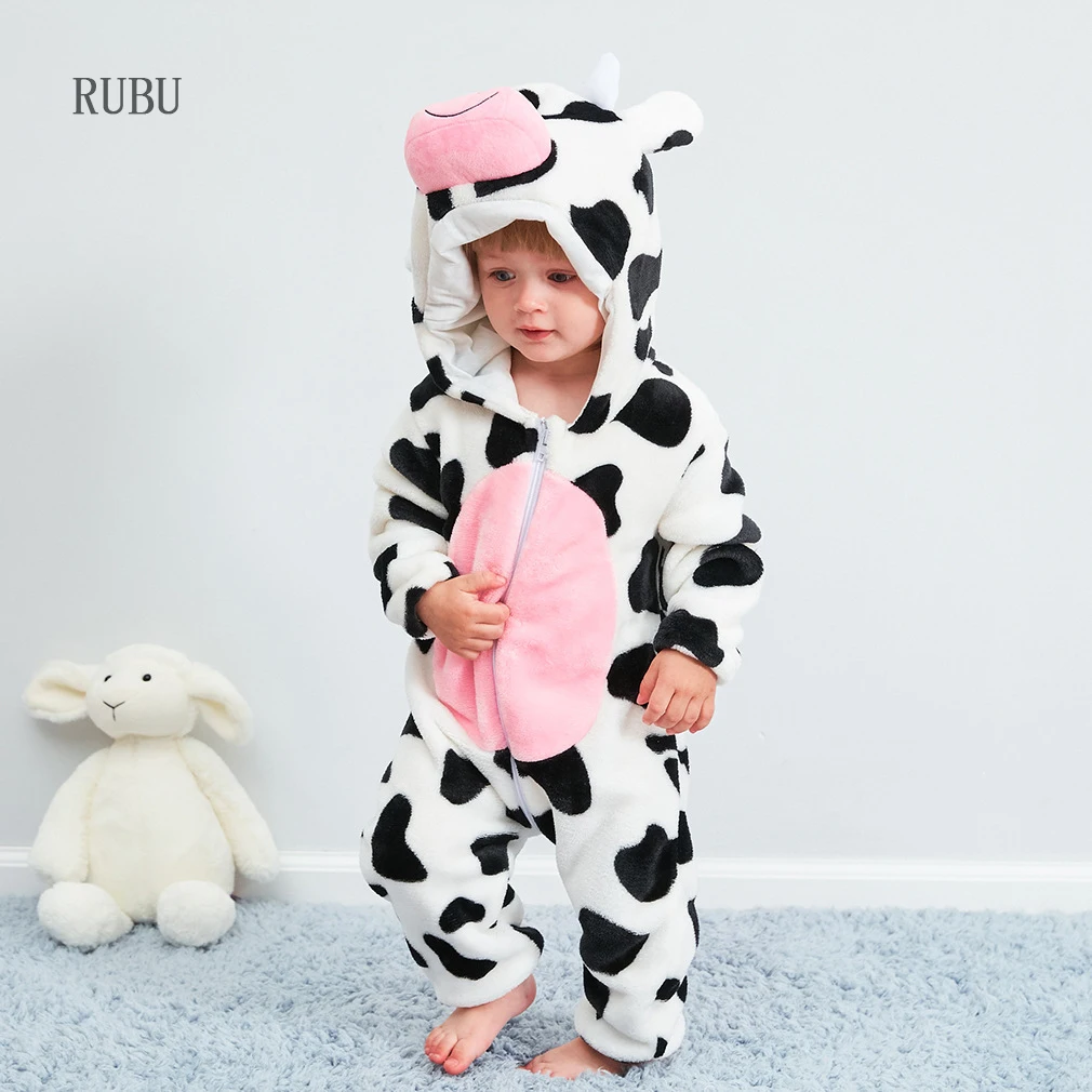 

Baby Rompers Boy Girl Pajamas New Born Winter Baby Clothes Kigurumi Kids Onesie Animal Pajamas Stitch Jumpsuit ropa bebe Costume