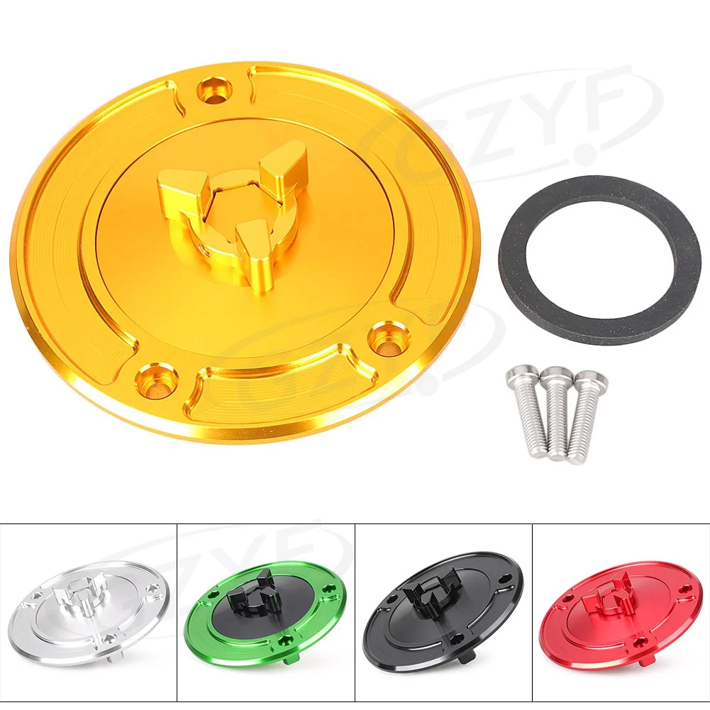 Motorcycle Keyless Fuel Tank Gas Cap Cover for Honda CBR600 F2 F3 F4