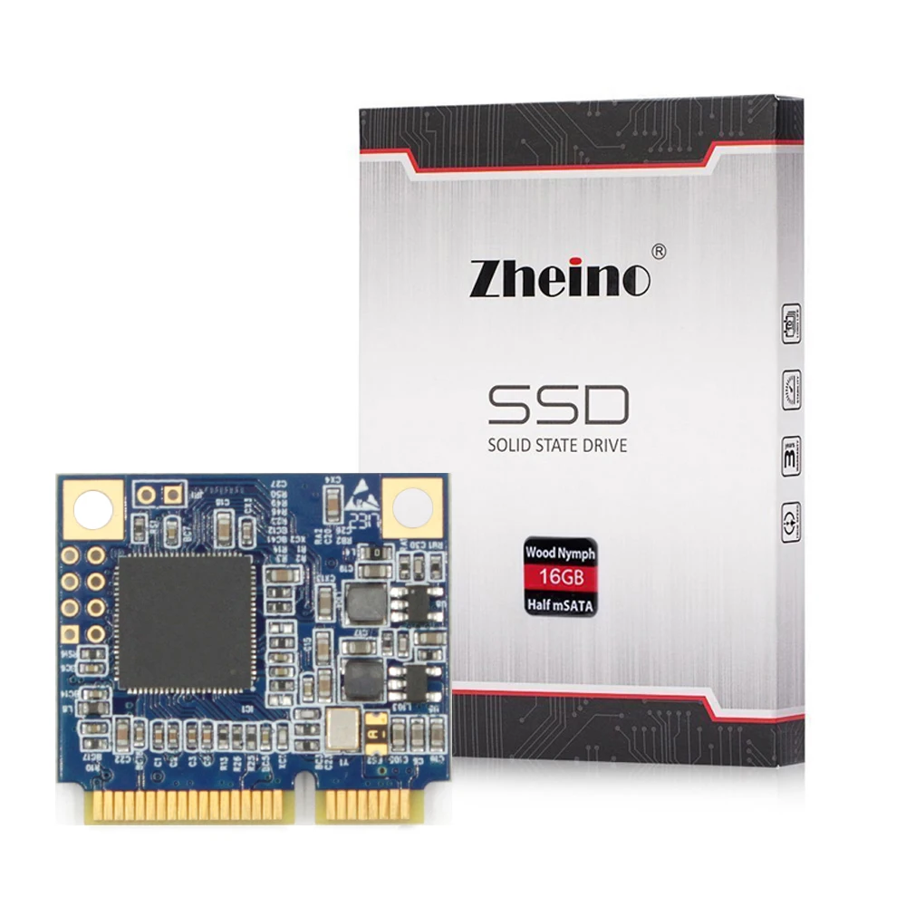 En Ligne Zheino Demi Taille mSATA SSD 16 gb SATA III Mini (Demi Format) SATA3 SSD Solid State Drive pour PC portable Comprimés