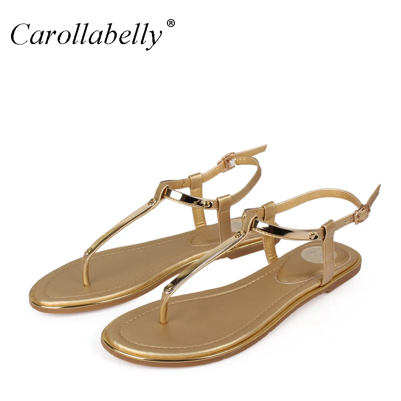 simple gold sandals