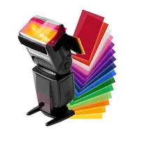Цветной гелевый фильтр для вспышки Yongnuo диффузор 12 шт. баланс цветной карты с резиновой лентой студийного освещения рассеиватель для камеры