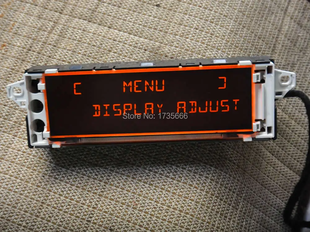 Оригинальный Автомобильный телефон поддержка USB aux дисплей красный монитор для