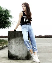 The new summer 2016 fat mm seven big yards of bottom hole in restoring ancient ways personality leisure wide-legged pants