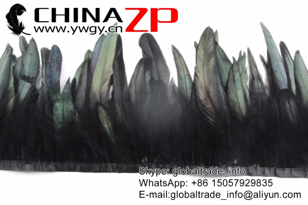 1 Directly Dyed Rooster Half Bronze Schlappen Feather Trim (7)