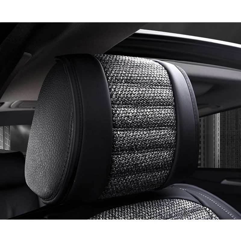 New Flax Universal auto Car seat covers For Toyota Corolla Camry Rav4 Auris Prius Yalis Avensis SUV