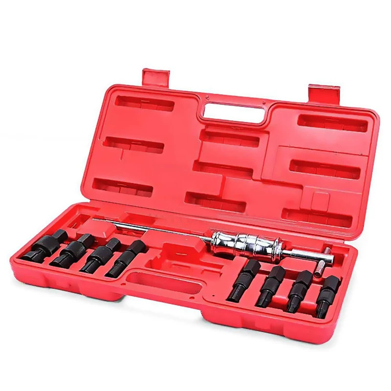 

9PC Blind Hole Pilot Slide Hammer Internal External Bearing Removal Puller