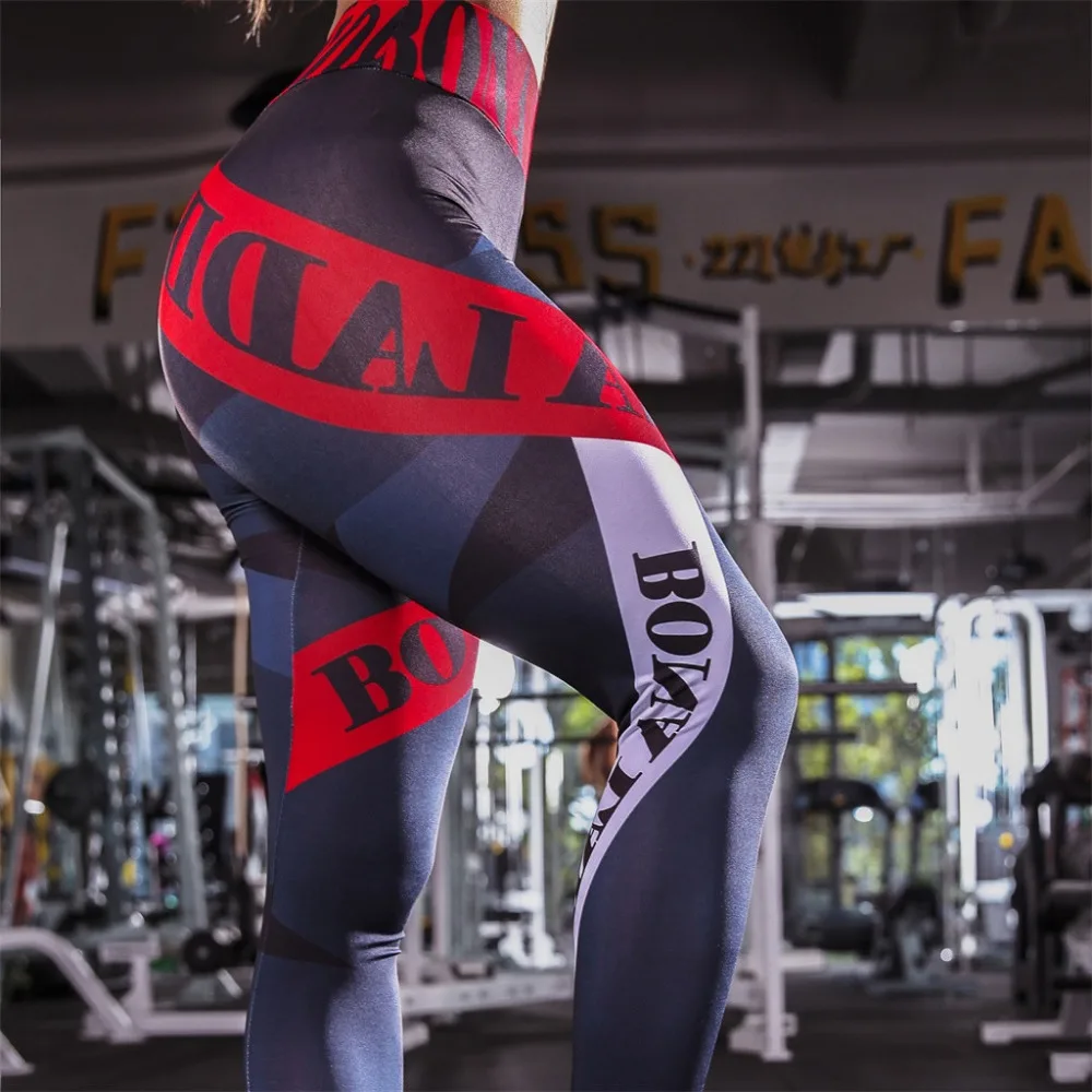 2019 Women's Sports Yoga Pants Yoga Sports Fitness Pants Skinny Running Sexy Beauty Pants Summer Quick-drying Sports Pants 40M17 (4)