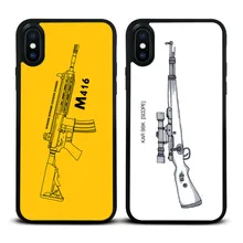 

Hot Game PUBG Winner chicken Dinner soft silicon Luxur Case For iPhone 5s 8 Plus X Funda Coque Cover For iPhone 6 6S 7 Plus Case