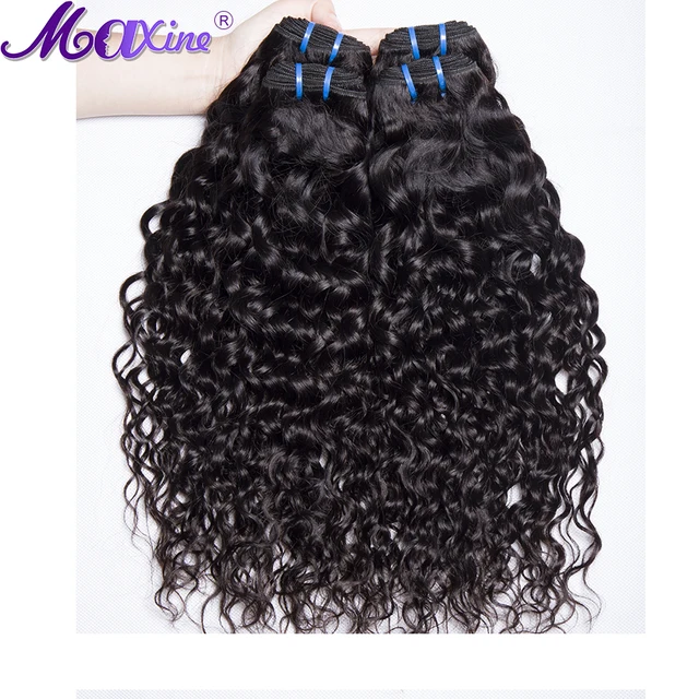 Cheap Maxine Hair Brazilian Water Wave 1 Piece 100% Human Hair Weave Bundles Non Remy Hair Extensions 1B Can Be Dyed And Straightened Cheap Maxine Hair Brazilian Water Wave 1 Piece 100% Human Hair Weave Bundles Non Remy Hair Extensions 1B Can Be Dyed And Straightened