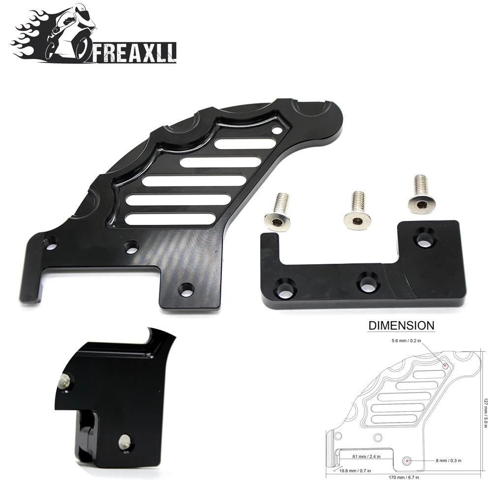 dirt bike Motorcycle accessories cnc aluminum Rear brakedisc guard potector For 450 SX 2003-2006 EXC 2003-2007 | Автомобили и