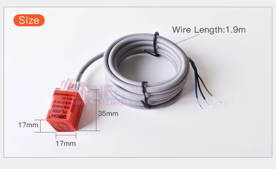 PL-05N 5 мм NPN индуктивный датчик приближения детектор из DC10-30V нормальное открытое Обнаружение PL-05N чувствительный датчик приближения s переключатель