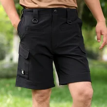 Высокое качество мода лето тактический военный коммандос однотонные быстросохнущие Шорты TAD быстросохнущие карго эластичные шорты для мужчин