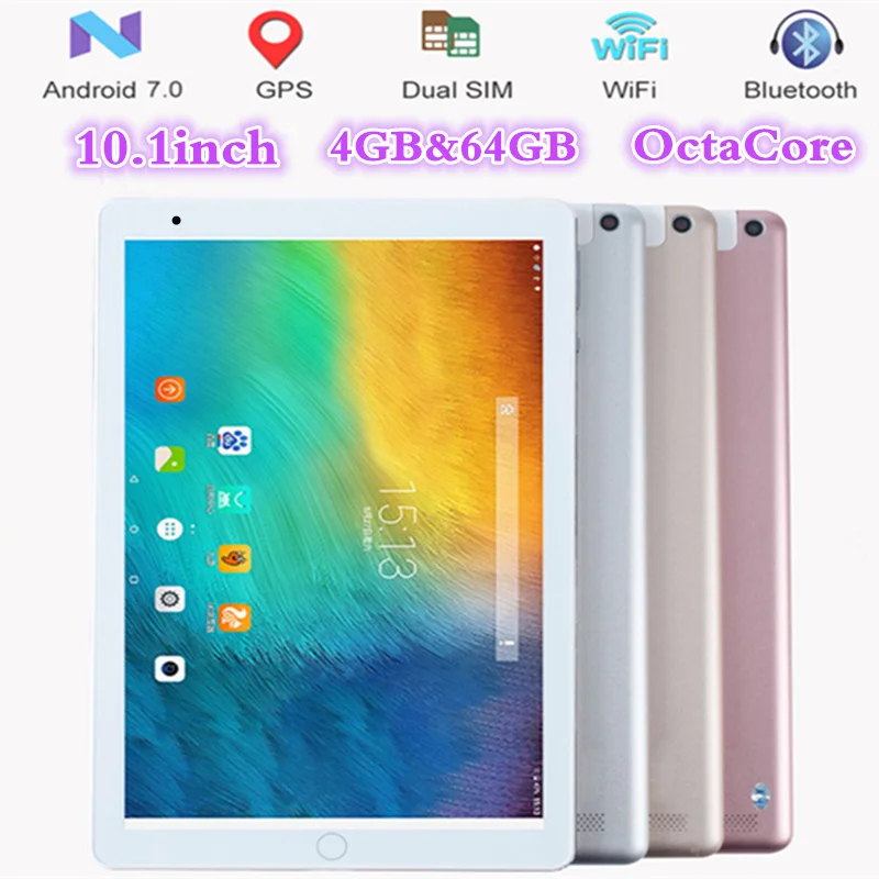 FENGXIANG 10.1 inch 4G LTE Android 7.0 tablets Octa Core IPS tablet pcs 4GB RAM 64GB ROM wifi GPS 3G/4G Mobile phone tablet pc