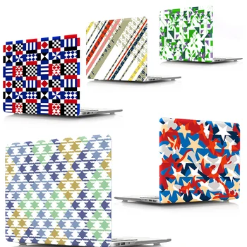 

New Hard Case Cover Plaids Style Replace Case for MacBook Air 11 air 13.3 inch A1466 A1932 Pro 13 15 A1706 A1708 A1707 Retina 12