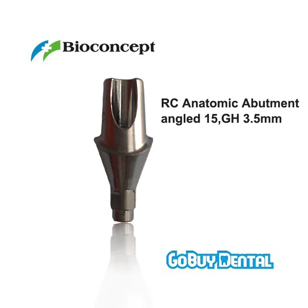 

Straumann Compatible Bone Level RC Cementable abutment, Gingiva height 3.5mm