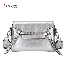 

Women Messenger Bag Ladies Fashion Mini Shoulder Crossbody Bags For Women 2018 Female Small Flap Handbags Silver Clutch Bag Sac